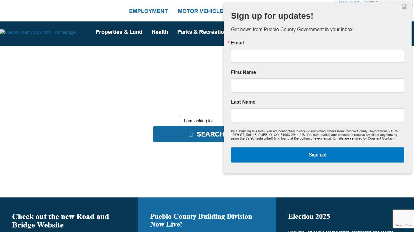 Homepage | Pueblo County