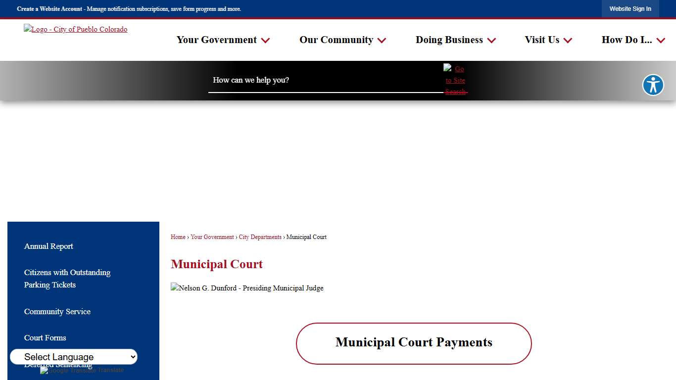 Municipal Court | Pueblo, CO - Official Website